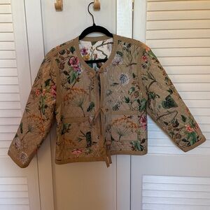 Cara Cara Floral Quilted Jacket, Reversible
